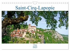 Saint-Cirq-Lapopie Village (Calendrier mural 2025 DIN A4 vertical), CALVENDO calendrier mensuel