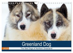 Greenland Dog - The Sled Dogs of Northern Greenland (Wall Calendar 2025 DIN A4 landscape), CALVENDO 12 Month Wall Calendar