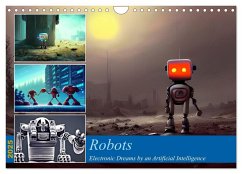 Robots (Wall Calendar 2025 DIN A4 landscape), CALVENDO 12 Month Wall Calendar