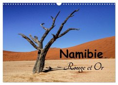 Namibie Rouge et Or (Calendrier mural 2025 DIN A3 vertical), CALVENDO calendrier mensuel