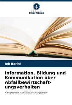 Cover Information, Bildung und Kommunikation über Abfallbewirtschaft- ungsverhalten