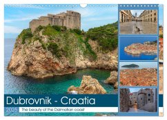 Dubrovnik - Croatia The beauty of the Dalmatian coast (Wall Calendar 2025 DIN A3 landscape), CALVENDO 12 Month Wall Calendar