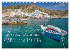 Dream Islands Capri and Ischia (Wall Calendar 2025 DIN A3 landscape), CALVENDO 12 Month Wall Calendar