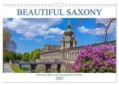 Beautiful Saxony (Wall Calendar 2025 DIN A4 landscape), CALVENDO 12 Month Wall Calendar