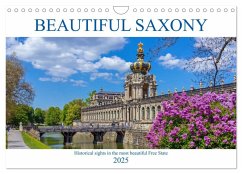 Beautiful Saxony (Wall Calendar 2025 DIN A4 landscape), CALVENDO 12 Month Wall Calendar