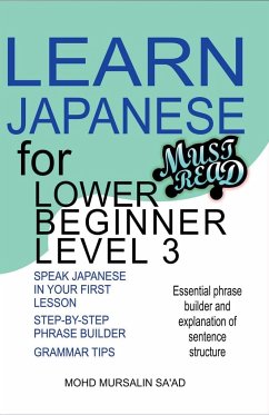 Learn Japanese for Lower Beginner level 3 - Sa'Ad, Mohd Mursalin