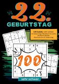 22. Geburtstag- Sudoku Geschenkbuch