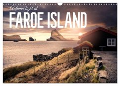 Autumn light at Faroe island (Wall Calendar 2025 DIN A3 landscape), CALVENDO 12 Month Wall Calendar