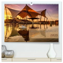 Magdeburg entdecken (hochwertiger Premium Wandkalender 2025 DIN A2 quer), Kunstdruck in Hochglanz