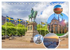 Malmö in Schweden (Tischkalender 2025 DIN A5 quer), CALVENDO Monatskalender - Calvendo;Kramer, Christa