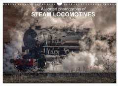 Assorted photographs of STEAM LOCOMOTIVES (Wall Calendar 2025 DIN A3 landscape), CALVENDO 12 Month Wall Calendar