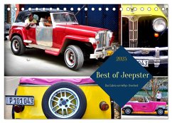 Best of Jeepster - Das Cabrio von Willys-Overland (Tischkalender 2025 DIN A5 quer), CALVENDO Monatskalender