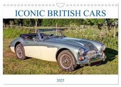 Iconic British Cars (Wall Calendar 2025 DIN A4 landscape), CALVENDO 12 Month Wall Calendar - Ireland, David