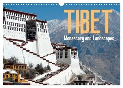 Tibet Monastery and landscapes (Wall Calendar 2025 DIN A3 landscape), CALVENDO 12 Month Wall Calendar