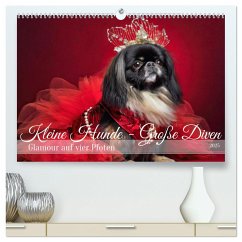 Kleine Hunde - Große Diven (hochwertiger Premium Wandkalender 2025 DIN A2 quer), Kunstdruck in Hochglanz