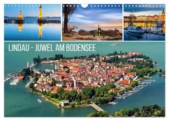 Lindau - Juwel am Bodensee (Wandkalender 2025 DIN A3 quer), CALVENDO Monatskalender