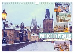 Winter in Prague (Wall Calendar 2025 DIN A4 landscape), CALVENDO 12 Month Wall Calendar - Drachenkind-Fotografie, Drachenkind-Fotografie