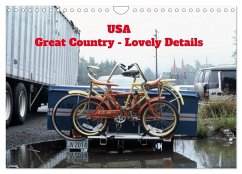 USA Great Country - Lovely Details (Wall Calendar 2025 DIN A4 landscape), CALVENDO 12 Month Wall Calendar