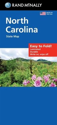 Rand McNally Easy to Fold: North Carolina Laminated Map - Rand Mcnally