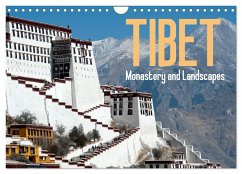 Tibet Monastery and landscapes (Wall Calendar 2025 DIN A4 landscape), CALVENDO 12 Month Wall Calendar