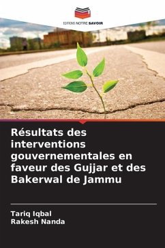 Résultats des interventions gouvernementales en faveur des Gujjar et des Bakerwal de Jammu - Iqbal, Tariq;Nanda, Rakesh