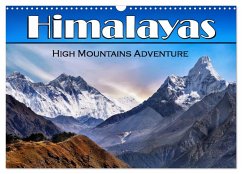 Himalayas high mountains adventure (Wall Calendar 2025 DIN A3 landscape), CALVENDO 12 Month Wall Calendar