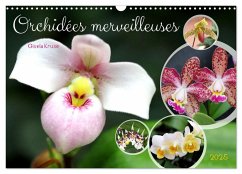 Orchidées merveilleuses (Calendrier mural 2025 DIN A3 vertical), CALVENDO calendrier mensuel