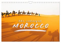 The colorful Morocco (Wall Calendar 2025 DIN A4 landscape), CALVENDO 12 Month Wall Calendar - Monkey, Happy