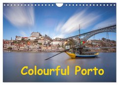 Colorful Porto (Wall Calendar 2025 DIN A4 landscape), CALVENDO 12 Month Wall Calendar - Calvendo;insideportugal