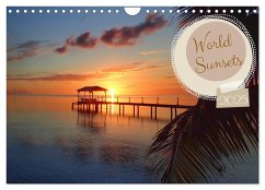 World sunsets (Wall Calendar 2025 DIN A4 landscape), CALVENDO 12 Month Wall Calendar