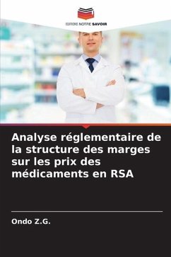 Analyse réglementaire de la structure des marges sur les prix des médicaments en RSA - Z.G., Ondo