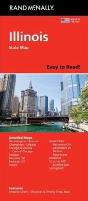 Rand McNally Easy to Read: Illinois State Map - Rand Mcnally