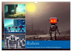 Robots (Wall Calendar 2025 DIN A3 landscape), CALVENDO 12 Month Wall Calendar