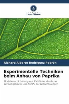 Experimentelle Techniken beim Anbau von Paprika - Rodríguez Padrón, Richard Alberto