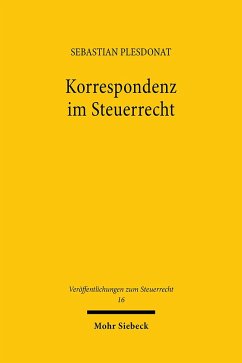 Korrespondenz im Steuerrecht - Plesdonat, Sebastian