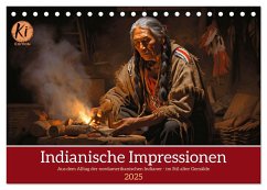 Indianische Impressionen (Tischkalender 2025 DIN A5 quer), CALVENDO Monatskalender - Calvendo;Waurick, Kerstin