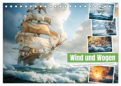 Wind und Wogen (Tischkalender 2025 DIN A5 quer), CALVENDO Monatskalender