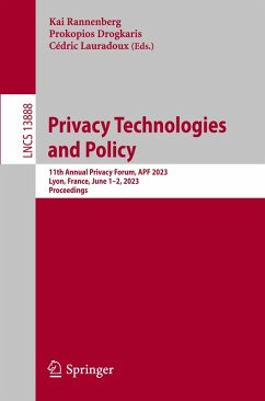 Cover Privacy Technologies and Policy