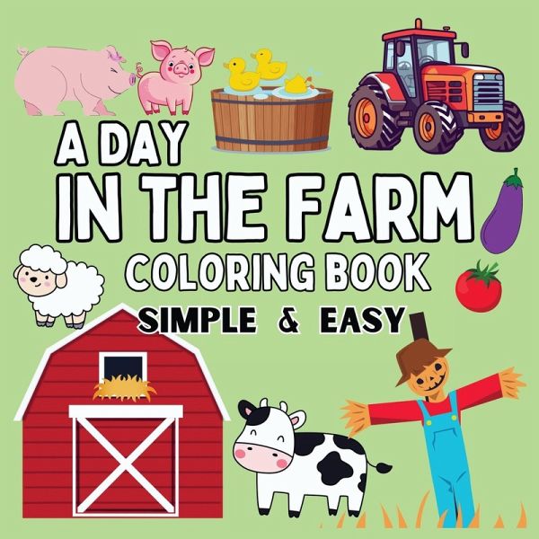 On the Farm Coloring Book