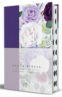 Biblia Rvr1960 Tapa Dura Y Tela Morada Con Flores Tamaño Manual Con Índice / Spa Nish Bible Rvr 1960, Hardcover, Purple Cloth with Flowers, Handy Size - Reina Valera Revisada 1960