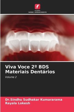 Viva Voce 2º BDS Materiais Dentários - Kumararama, Dr.Sindhu Sudhakar;Lokesh, Rayala