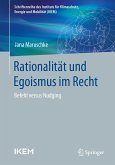 Rationalität und Egoismus im Recht (eBook, PDF)