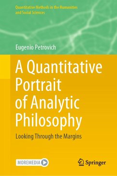 A Quantitative Portrait of Analytic Philosophy (eBook, PDF) - Petrovich, Eugenio
