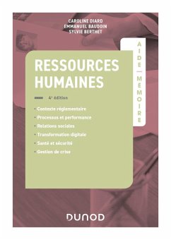Aide-mémoire - Ressources humaines - 4e éd. (eBook, ePUB) - Diard, Caroline; Baudoin, Emmanuel; Berthet, Sylvie