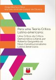 Para uma teoria crítica latino-americana (eBook, ePUB)