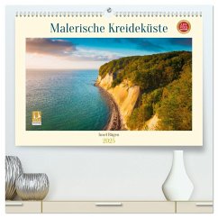 Insel Rügen - Malerische Kreideküste (hochwertiger Premium Wandkalender 2025 DIN A2 quer), Kunstdruck in Hochglanz