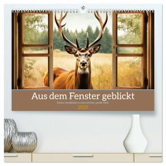 Aus dem Fenster geblickt (hochwertiger Premium Wandkalender 2025 DIN A2 quer), Kunstdruck in Hochglanz - Calvendo;Tapper, Daniela