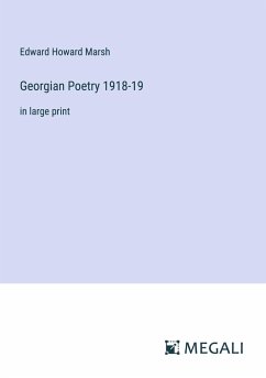 Georgian Poetry 1918-19 - Marsh, Edward Howard