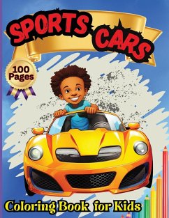 Sports Cars Coloring Book for Kids - Tobba