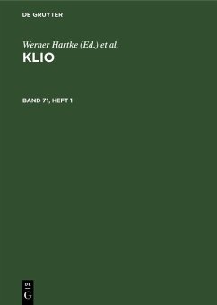 Cover Klio. Band 71, Heft 1 (eBook, PDF)